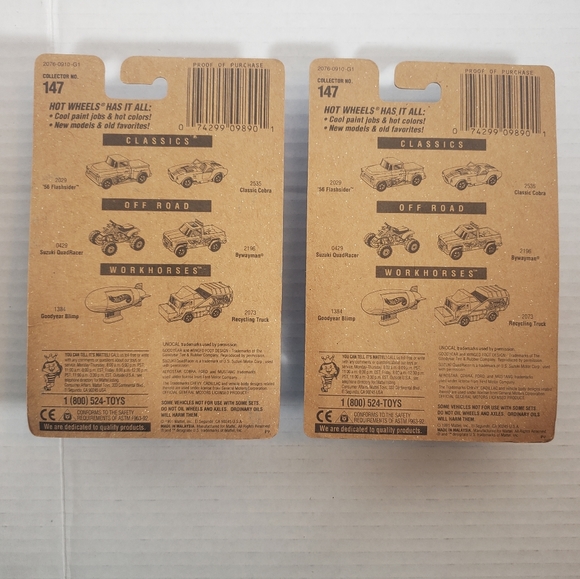 Hot Wheels Unocal Tank Truck #147 Set of 3 - Picture 2 of 3